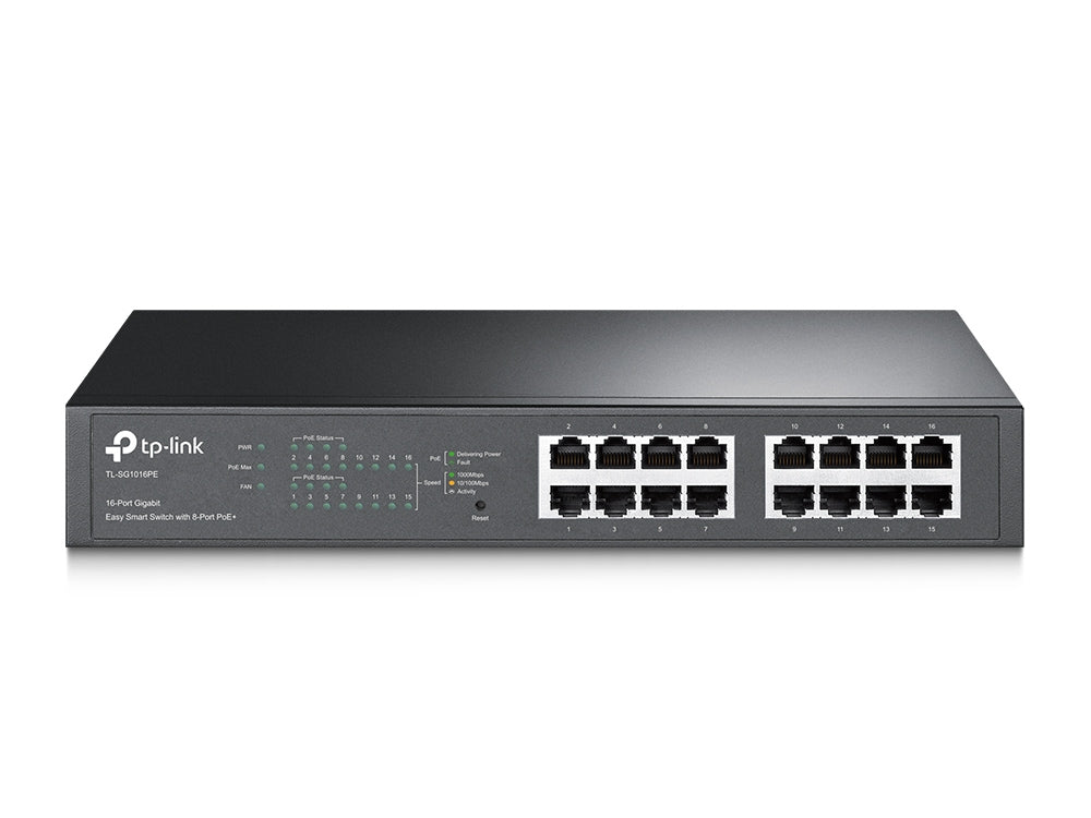 TP-Link Switch 16Port Gigabit with 8Port PoE+ (SG1016PE) NS-TP-SG1016PE