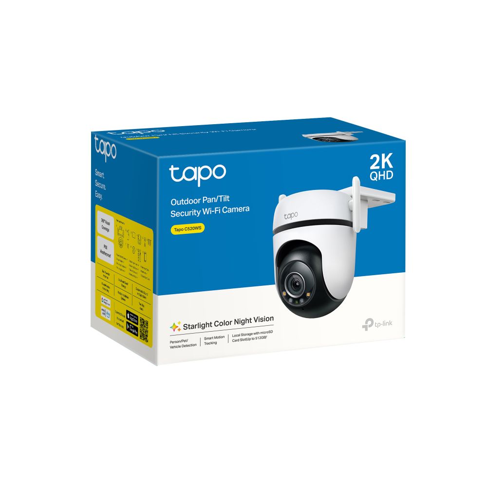 TP-Link Outdoor Pan/Tilt Security Wi-Fi Camera Tapo C520WS