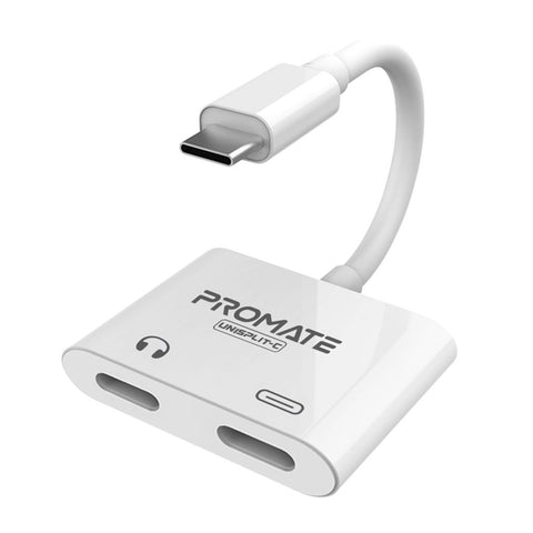 Promate Multi-Port USB-C Hub with Ethernet Adapter (USB 3.0 Ports, 5Gbps Sync, 1000Mbps Ethernet as icons) GIGAHUB-C PRO-HUB-GIGAHUB-C