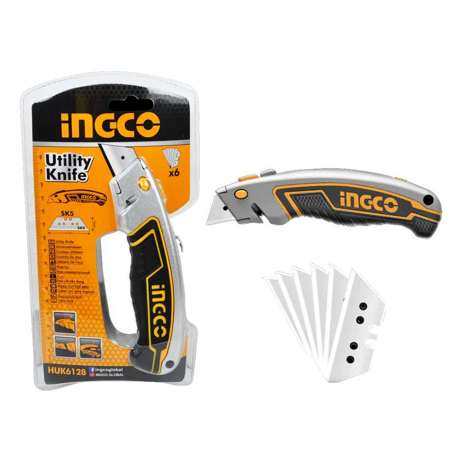 INGCO UTILITY KNIFE HUK6128