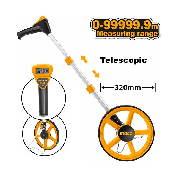 INGCO MEASURING WHEEL DIGITAL DISPLAY