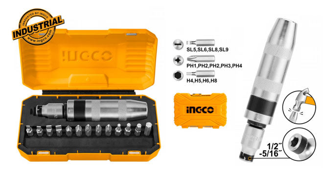 INGCO IMPACT DRIVER  SET OF 13 PCS