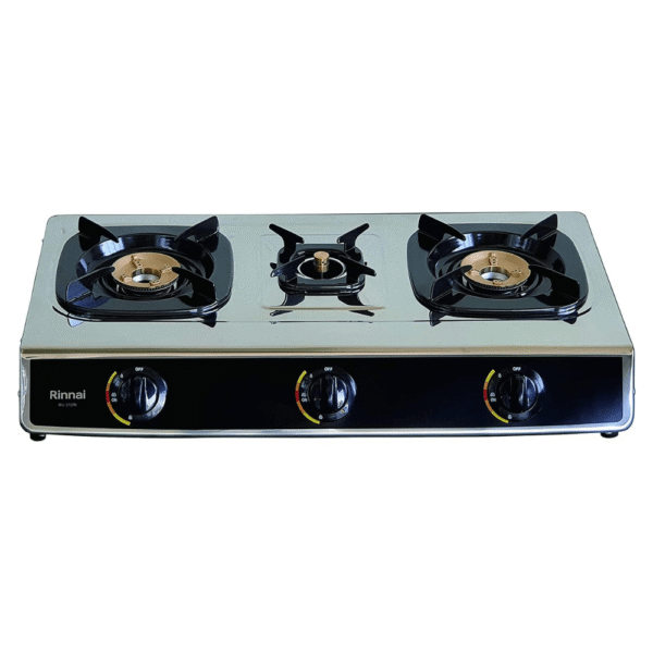 RINNAI GAS PLATE 2 BURNERS  TOP PLATE:STAINLESS STEEL