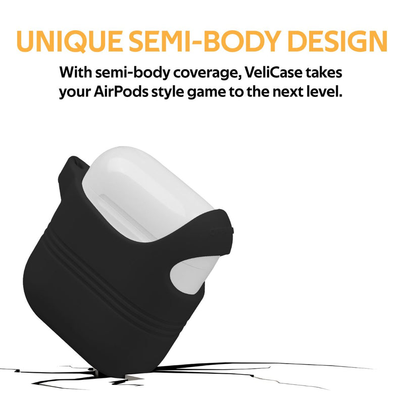 Promate Case for AirPods (VEILCASE.BLACK) PRO-AP-VEILCASE.BLACK