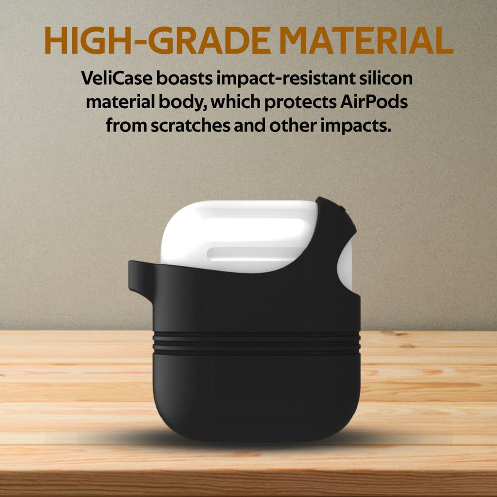 Promate Case for AirPods (VEILCASE.BLACK) PRO-AP-VEILCASE.BLACK