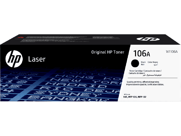 HP 106A Black Original Laser Toner Cartridge