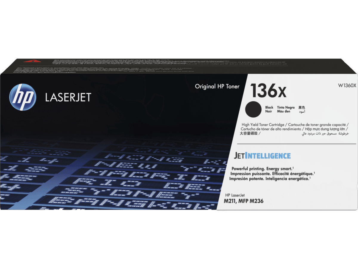 HP 136X Black Original LaserJet Toner Cartridge