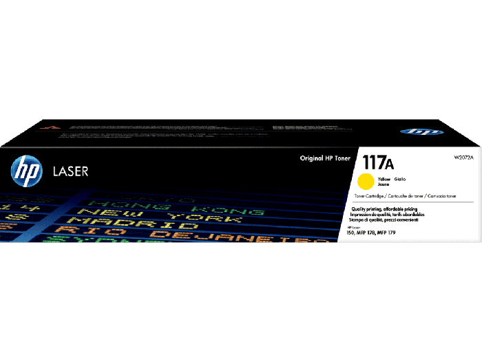 HP 117A Yellow Original Laser Toner Cartridge