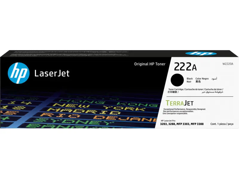 HP 222A Black Original LaserJet Toner Cartridge