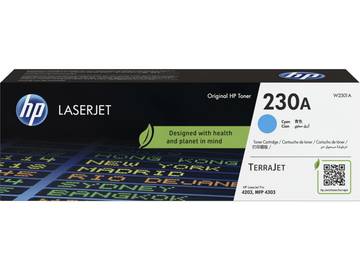 HP 230A Cyan Original LaserJet Toner Cartridge