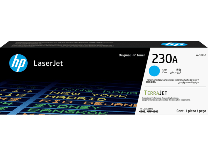 HP 230A Cyan Original LaserJet Toner Cartridge