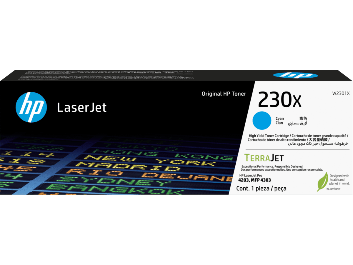 HP 230X Cyan Original LaserJet Toner Cartridge