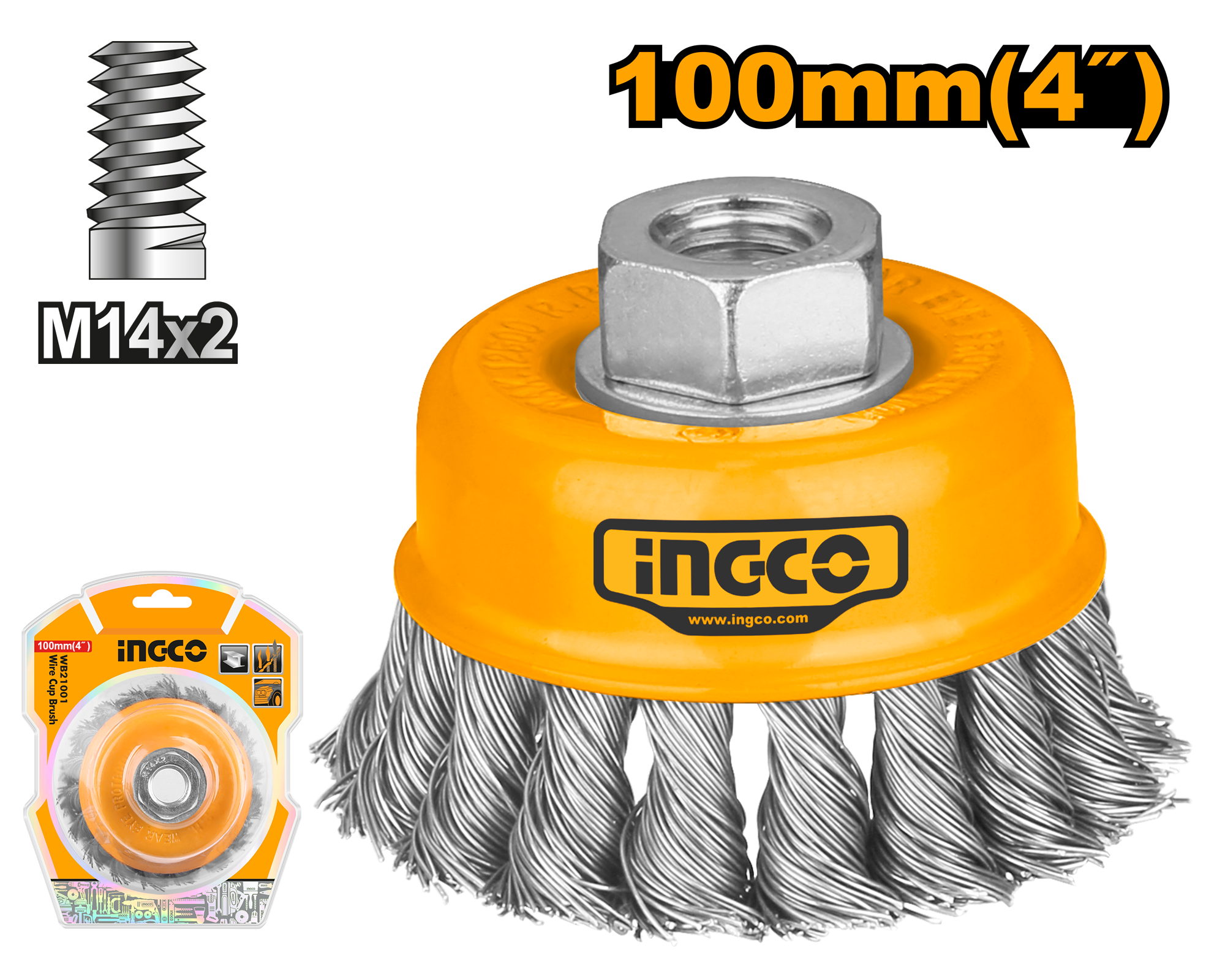 INGCO WIRE CUP BRUSH