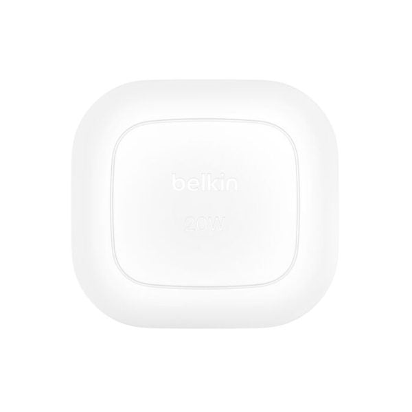 BELKIN 20W USB-C CUBE WALL CHARGER WITH PPS, WHITE WCA009MYWH