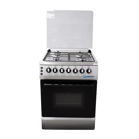 WESTPOINT COOKER, 4 GAS, ELECTRIC OVEN, AUTO IGNITION, INOX                                          WCLR5540E8I