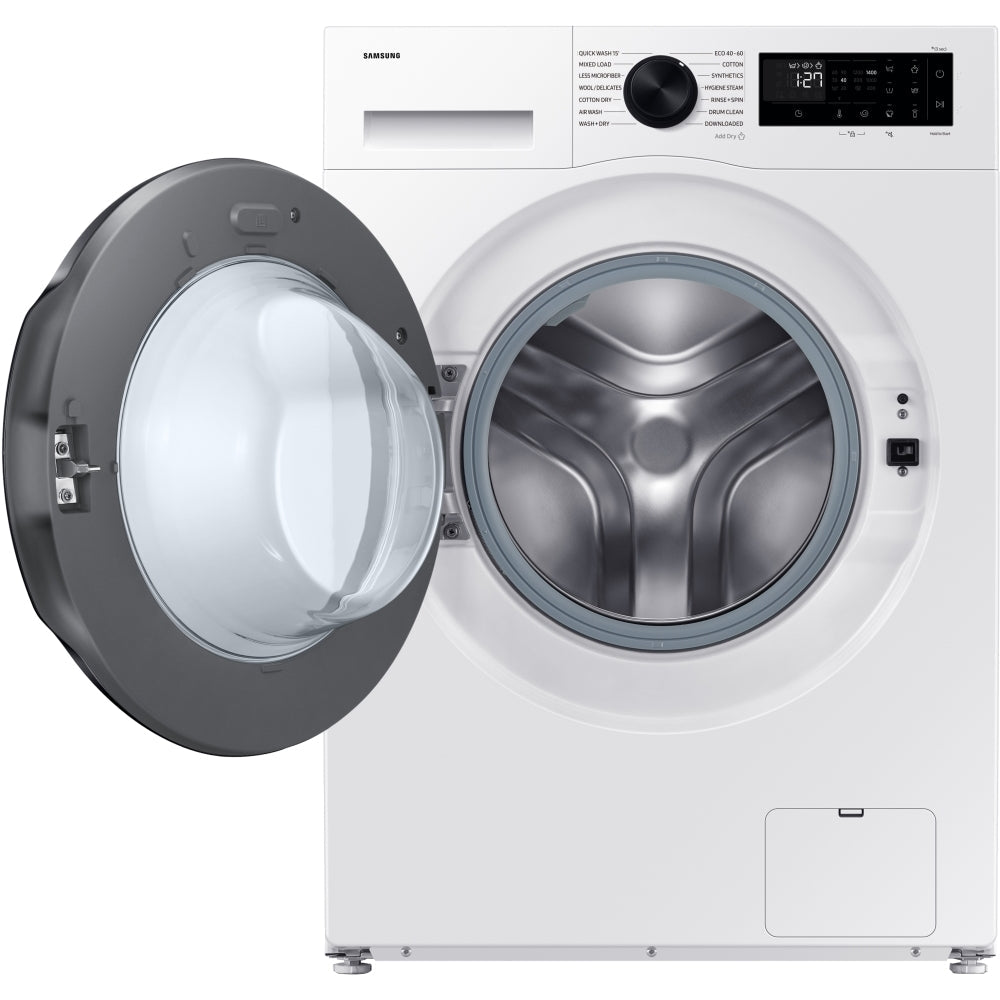 SAMSUNG WASHER DRYER FRONT LOADING 11KG/6KG ECOBUBBLE WHITE WD11DG5B15BEEF