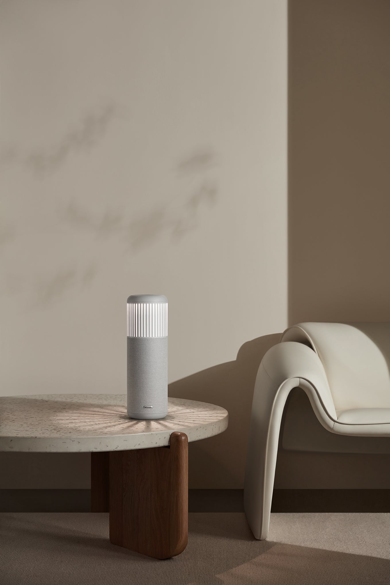 HiFuture Wedge Portable Wireless Speaker with Reading Light Brown