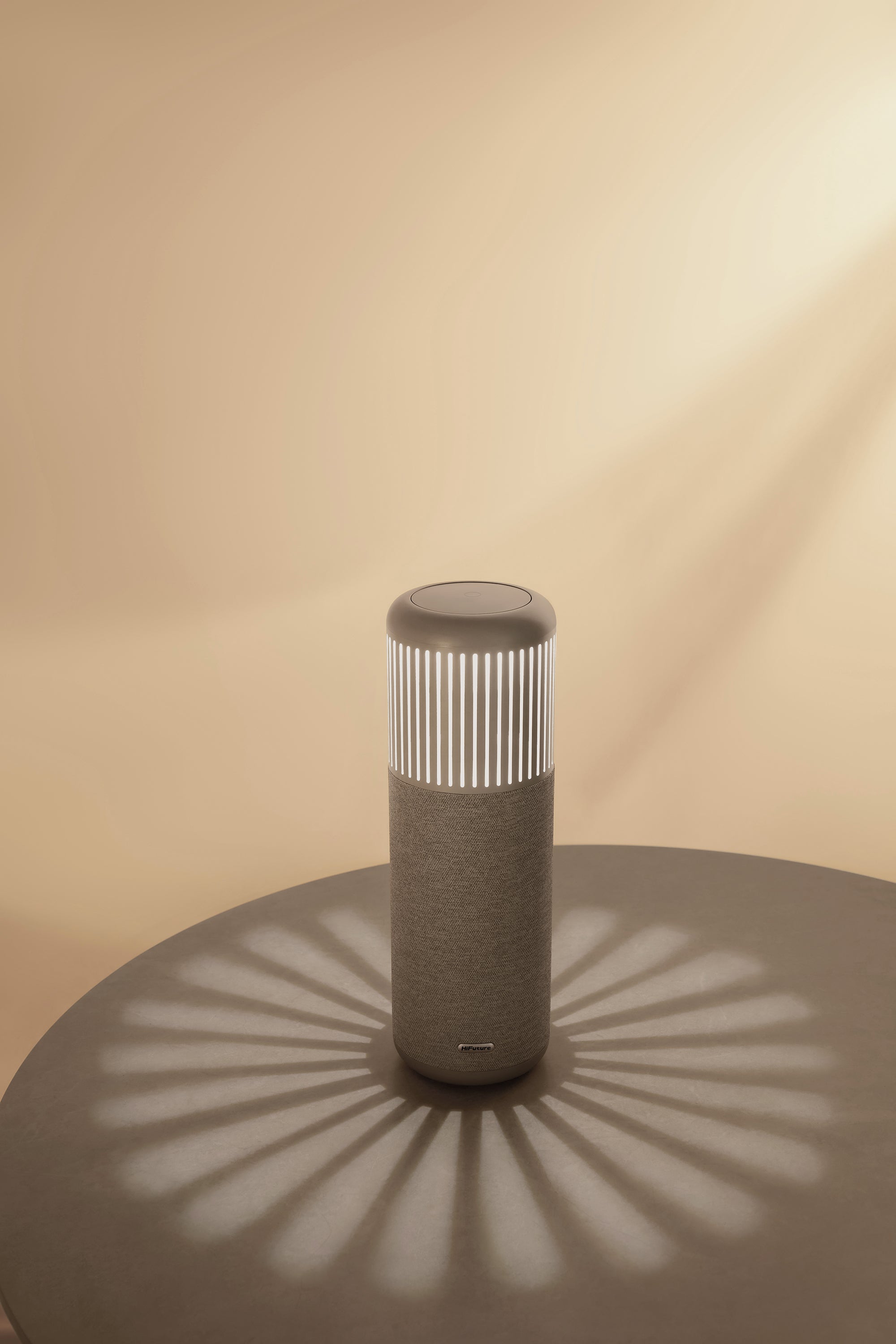 HiFuture Wedge Portable Wireless Speaker with Reading Light Brown