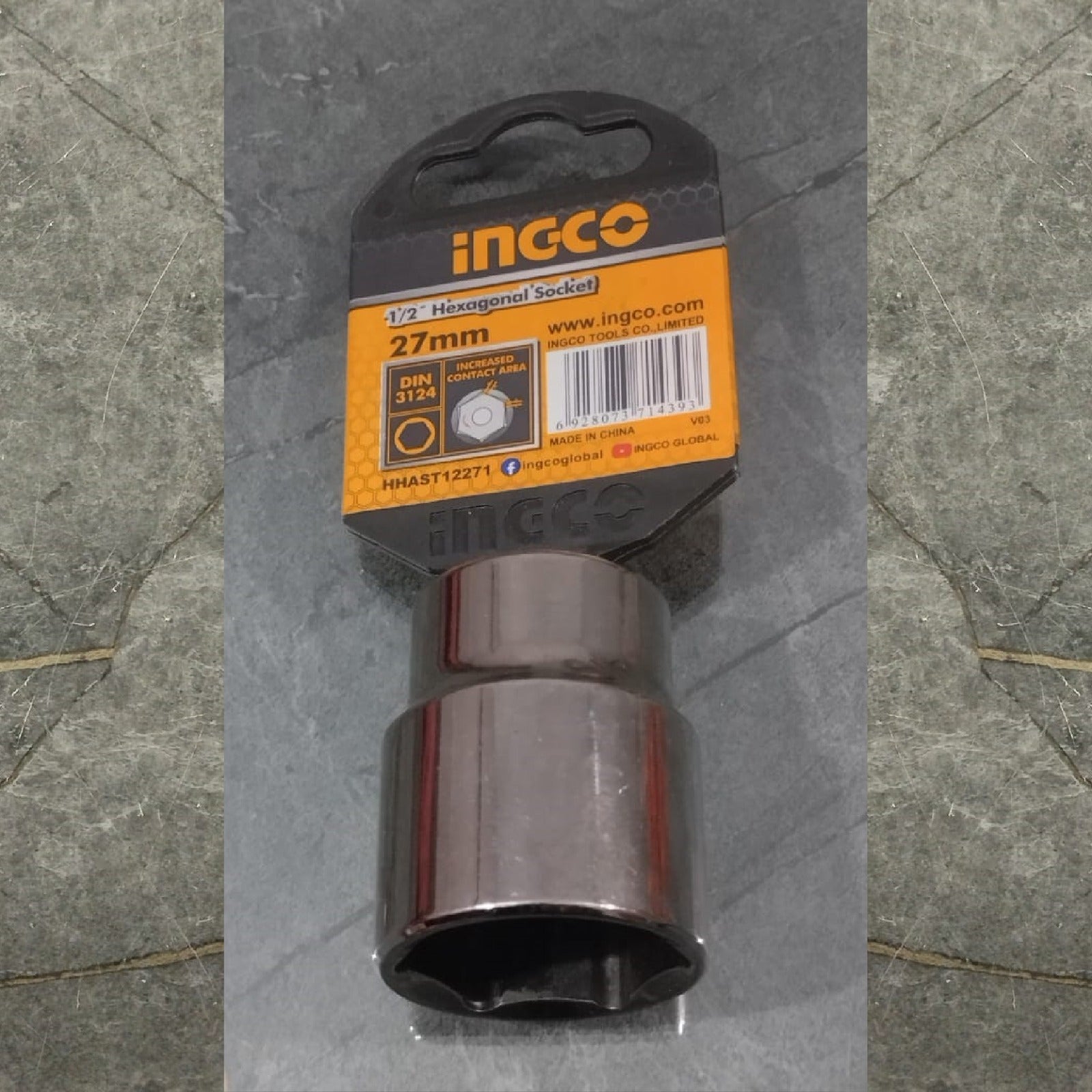 INGCO HEXAGONAL SOCKET 1\2"
