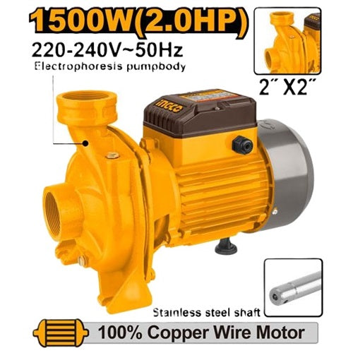 INGCO JET PUMP  MAX FLOW 125L\MIN 2 HP