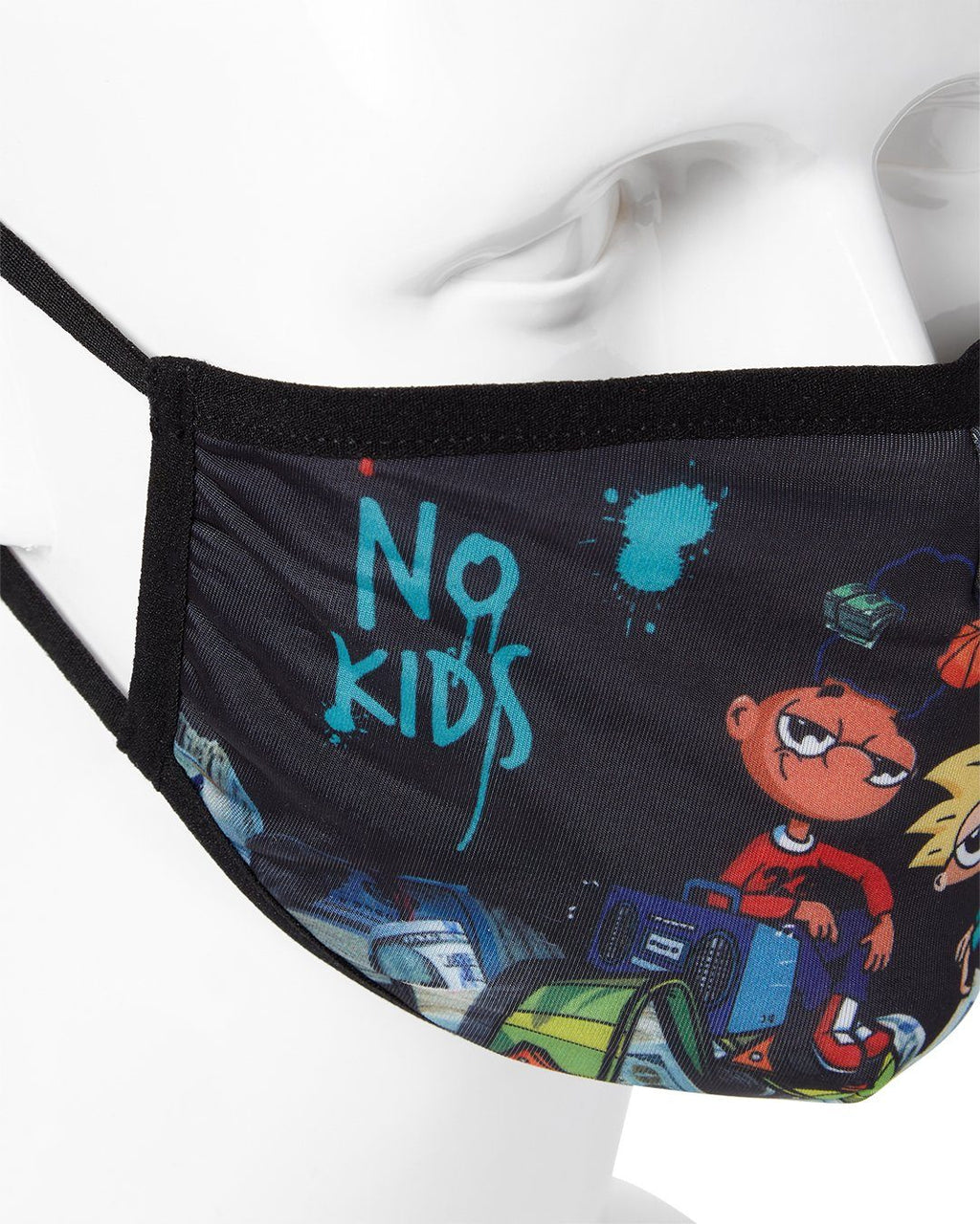 ADULT HEY ARNOLD MONEY STACKS FORM FITTING FACE-COVERING