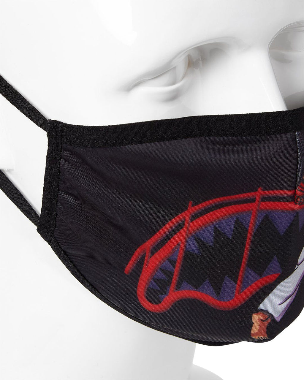ADULT STREET FIGHTER RYU SHARK FORM FITTING FACE-COVERING
