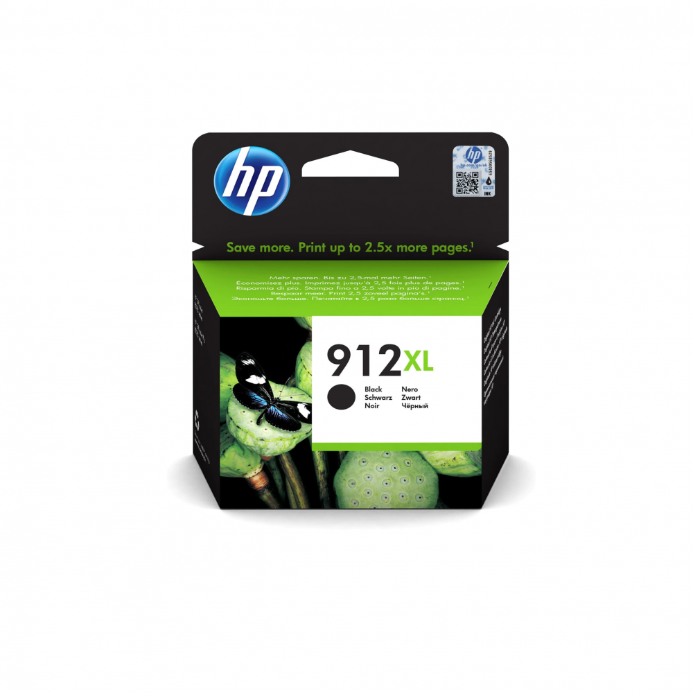 HP 912XL High Yield Black Original Ink Cartridge