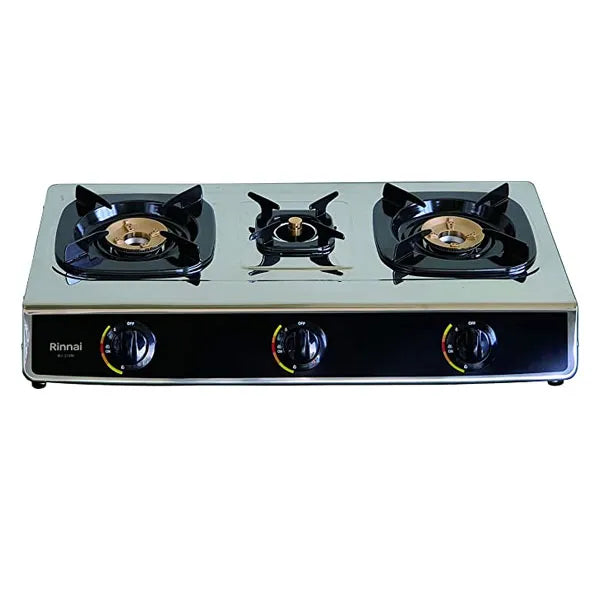 RINNAI GAS PLATE 3 BURNERS TOP PLATE:STAINLESS STEEL