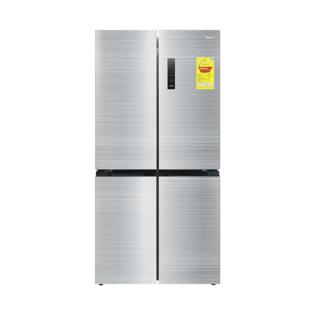 MIDEA REFRIGERATOR 4 DOORS 474L NO FROST BRU STEEL INVERTER                                          MDRF632FGN46D