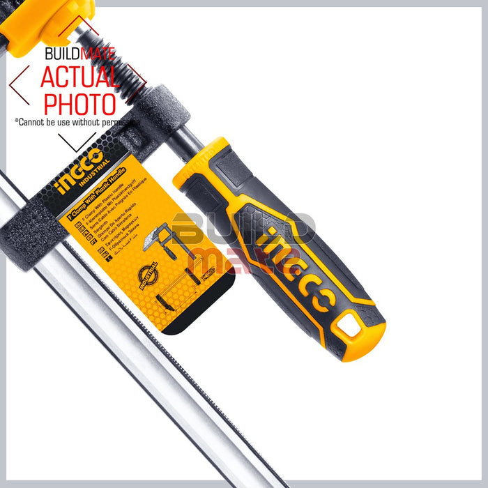 INGCO F CLAMP WITH PLASTIC HANDLE