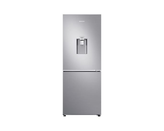 SAMSUNG REFRIGERATOR BOTTOM MOUNT 321L METAL GRAPHITE CLASS F WITH WATER DISPENSER
