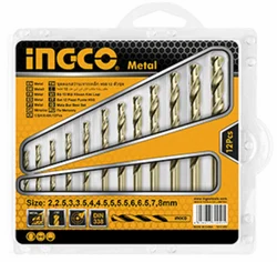 INGCO TWIST DRILL BITS SET HSS 12 PCS