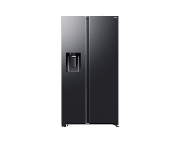 SAMSUNG REFRIGERATOR SIDE BY SIDE 634L CLEAN BLACK E SMART ICE MAKER AND WATER DISPENSER