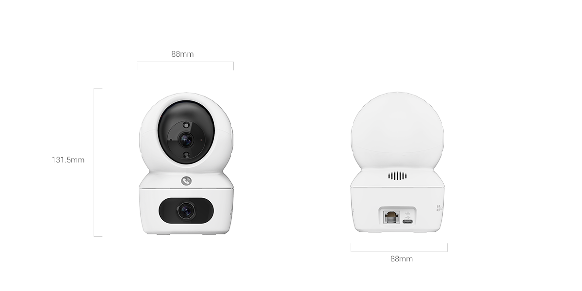 EZVIZ Indoor Camera Dual Lens 2K+ 4MP
