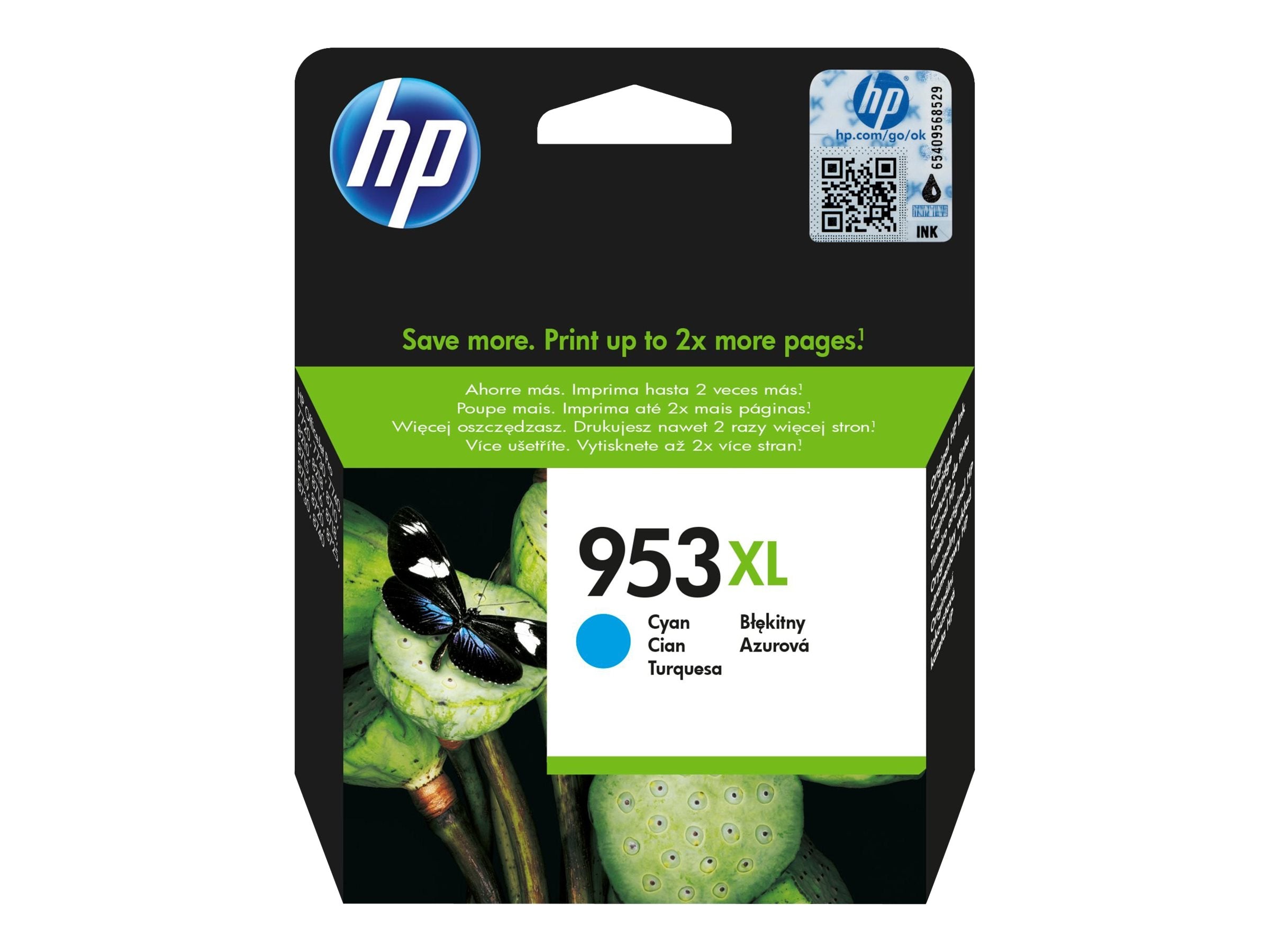 HP 953XL High Yield Cyan Original Ink Cartridge