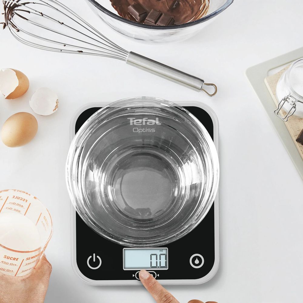 TEFAL KITCHEN SCALE OPTISS BLACK