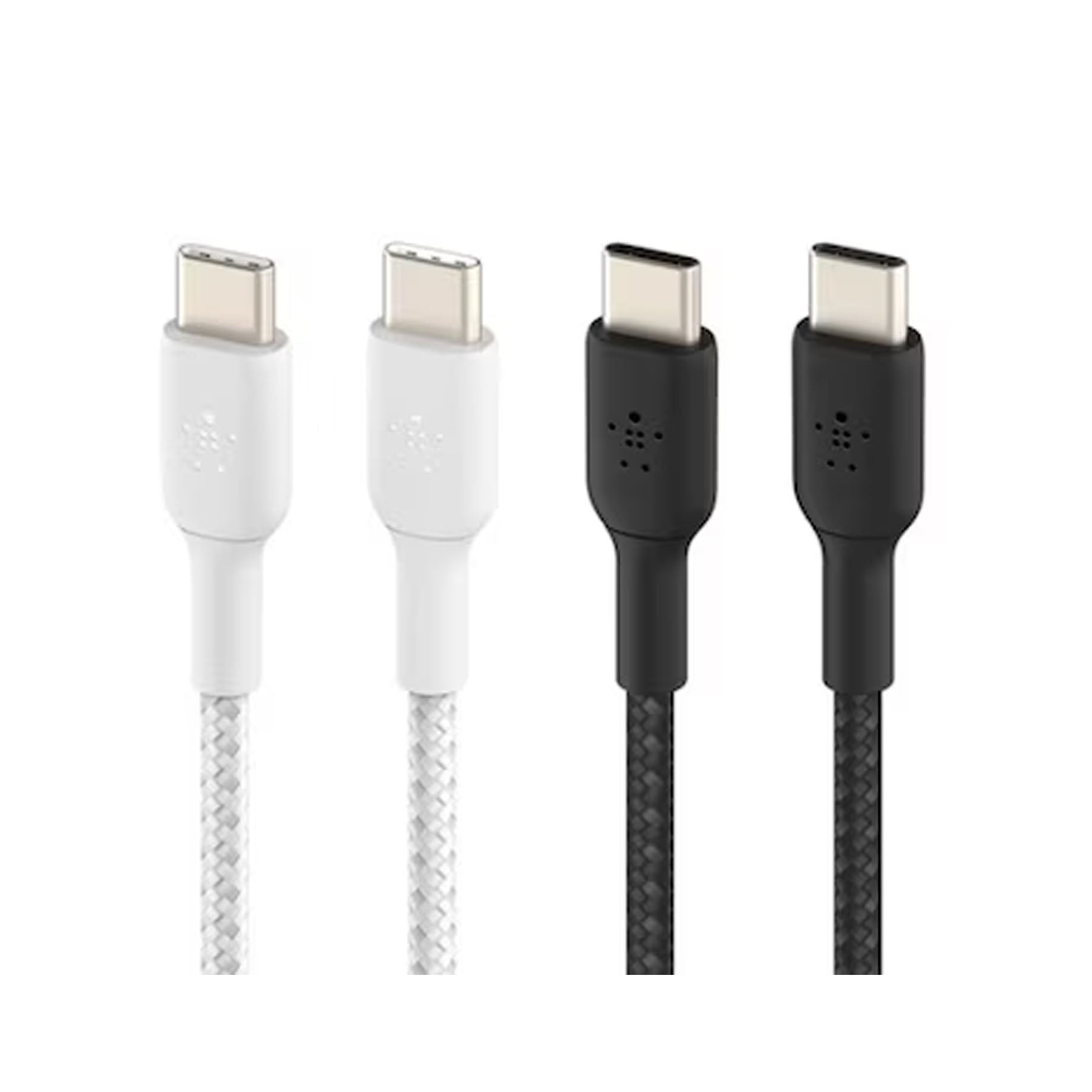 BELKIN BRAIDED USBC-C 2.0 100W CABLE 2M, WHITE CAB014BT2MWH