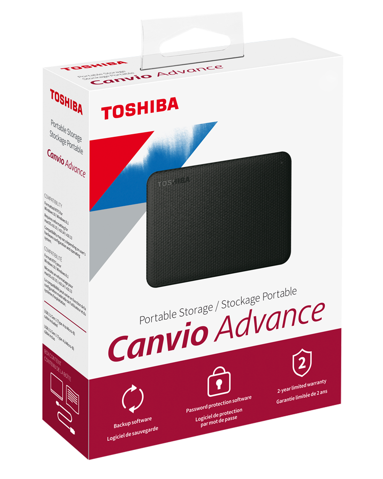Toshiba Canvio Advance V10 4TB - White Beige