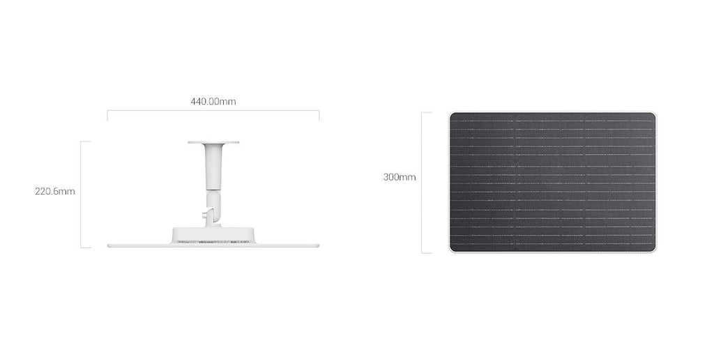 EZVIZ Solar Panel With Battery Storage 24W