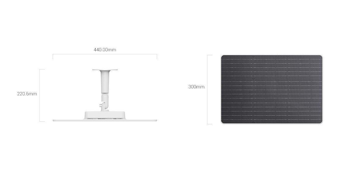 EZVIZ Solar Panel With Battery Storage 24W