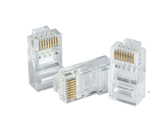 Hikvision RJ45 Plug for Cat6, Cat 6A Gold-Plated DS-1M6AUA DS-1M6AUA