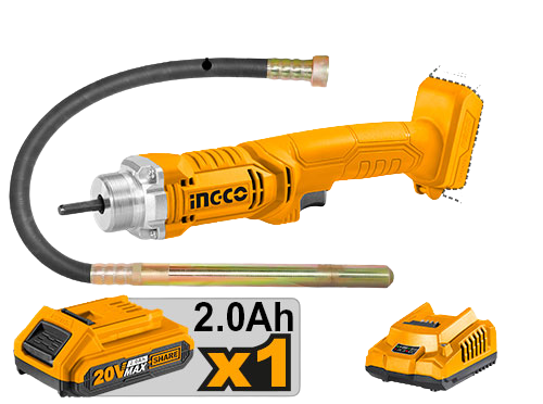 INGCO CONCRETE VIBRATOR CORDLESS  20 V