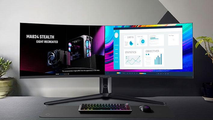 Cooler Master Monitor 57" DUHD 120Hz 1000R VA (CMI-GP57ZS-EK) MON-CM-CMI-GP57ZS-EK