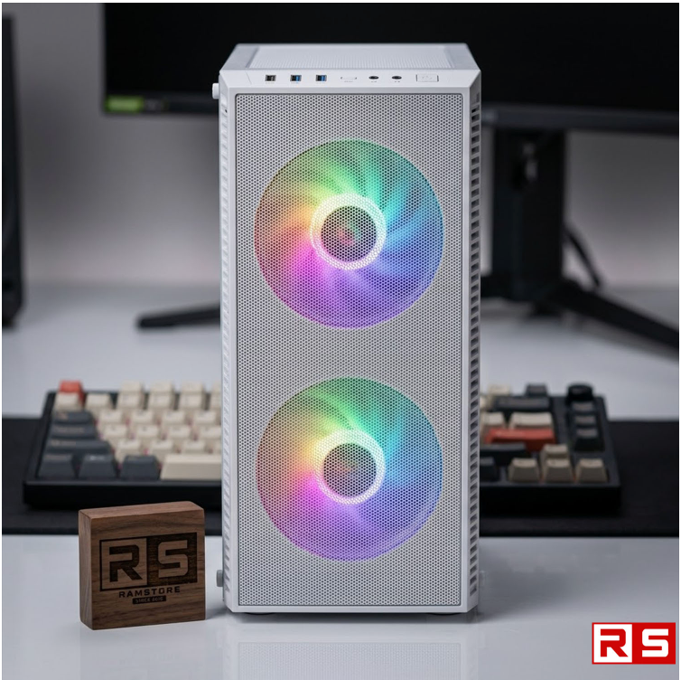 PCZ Desktop Computer Brandnew AMD A8-7680 & MATX White
