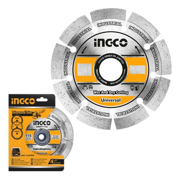INGCO DIAMOND DISC DRY - Size: 110mm (4-3/8") × 20mm