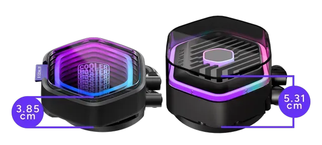 Cooling System Cooler Master MasterLiquid Atmos II 240 LCD BLACK (MLX-D24M-A25SZ-L1) CS-CM-MLX-D24M-A25SZ-L1-BLACK