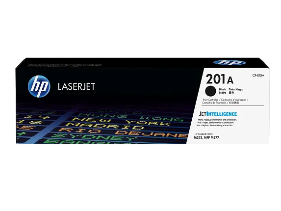 HP 201A Black Original LaserJet Toner Cartridge (CF400A)