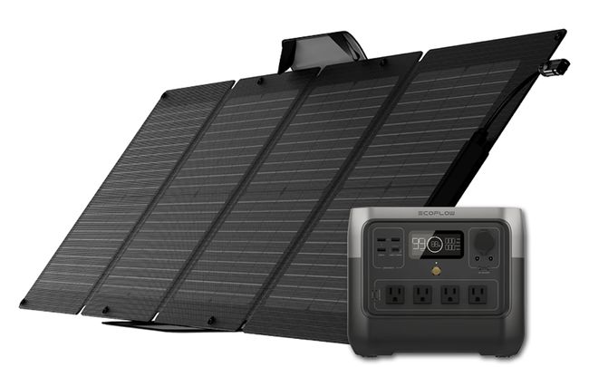 ECOFLOW RIVER 2 PRO + 110W PORTABLE SOLAR PANEL