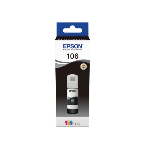 EPSON 106 ECOTANK R14 PHOTO BLACK INK BOTTLE 70ML