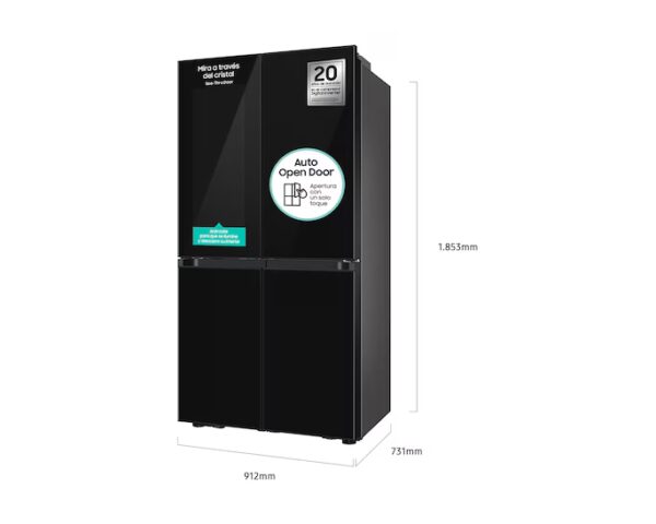 SAMSUNG REFRIGERATOR FRENCH DOOR WITH ICE MAKER 645L RF65DB970E22EF